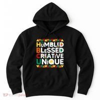 Hbcu Humbled Blessed Creative Unique Historical Black Hoodie thumb 0