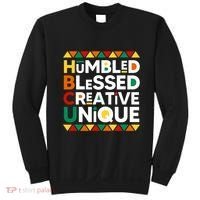 Hbcu Humbled Blessed Creative Unique Historical Black Sweatshirt thumb 0