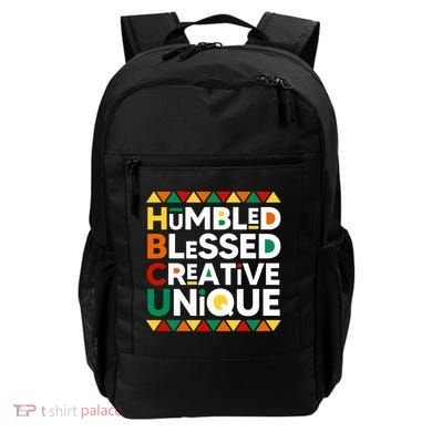 Hbcu Humbled Blessed Creative Unique Historical Black Backpack