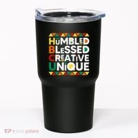 Hbcu Humbled Blessed Creative Unique Historical Black Tumbler thumb 0