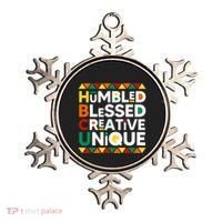 Hbcu Humbled Blessed Creative Unique Historical Black Ornament thumb 0