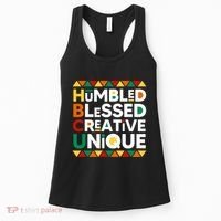 Hbcu Humbled Blessed Creative Unique Historical Black Women's Tank Top thumb 0