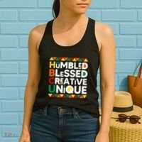 Hbcu Humbled Blessed Creative Unique Historical Black Women's Tank Top thumb 2