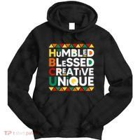 Hbcu Humbled Blessed Creative Unique Historical Black Tie Dye Hoodie thumb 0