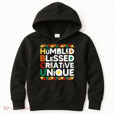 Hbcu Humbled Blessed Creative Unique Historical Black Kids Hoodie