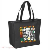 Hbcu Humbled Blessed Creative Unique Historical Black Tote Bag thumb 2