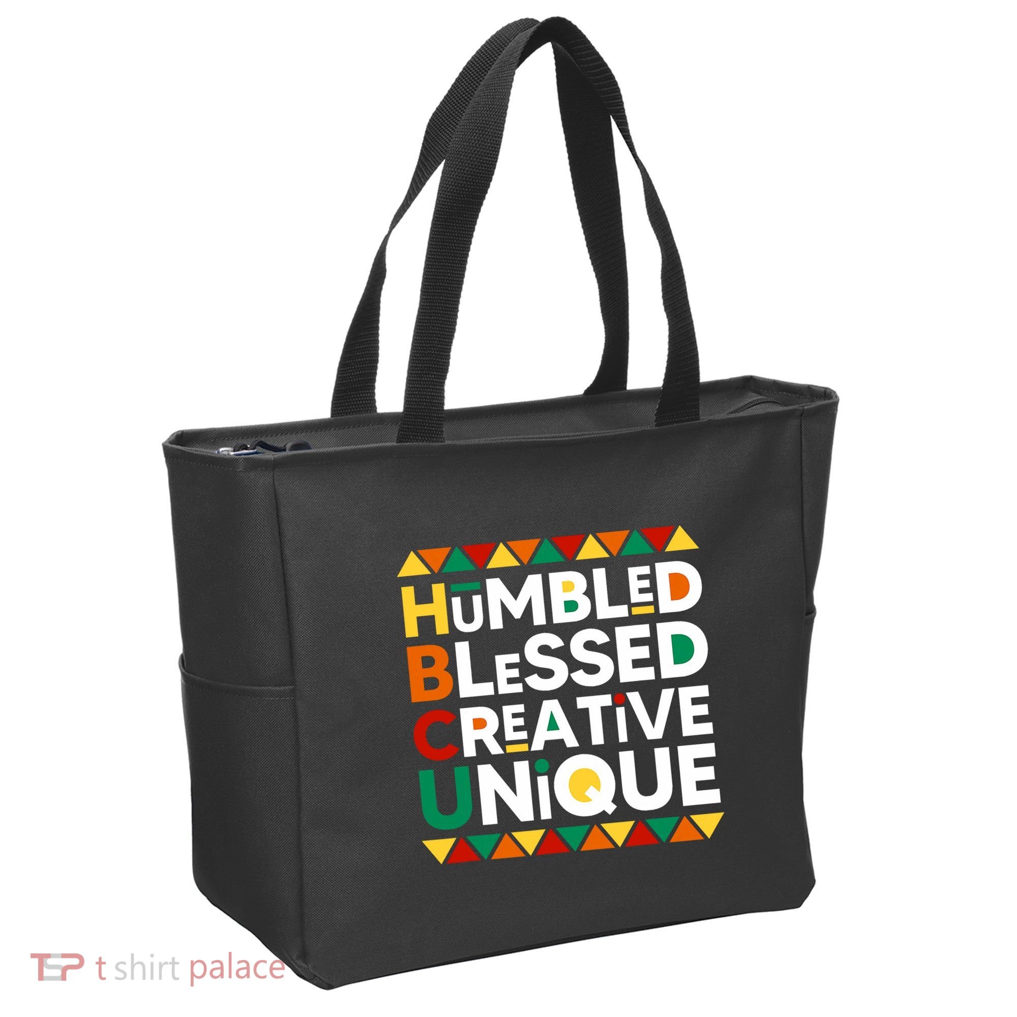 Hbcu Humbled Blessed Creative Unique Historical Black Tote Bag