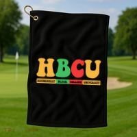 Hbcu Historically Black College University Black History Gift Golf Towel thumb 1