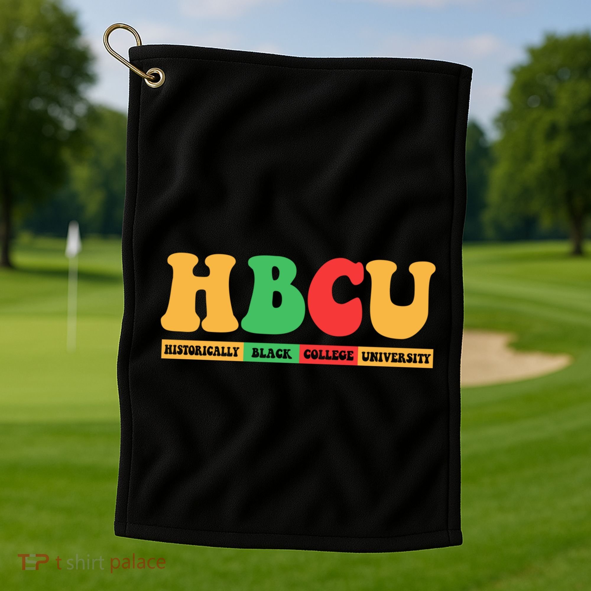Hbcu Historically Black College University Black History Gift Golf Towel
