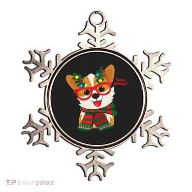 Happy Holidays Cute Corgi Dog Lover Ornament
