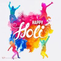 Happy Holi Celebrate South Asian Indian Hindu Festival T-Shirt thumb 7