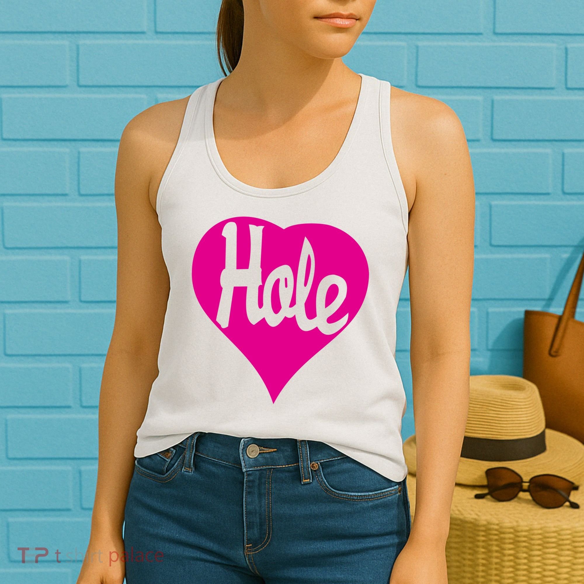 Hole Heart Courtney Love Women's Tank Top