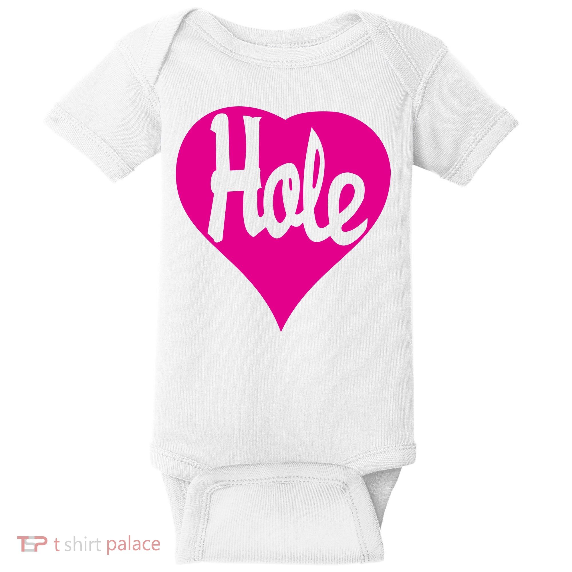 Hole Heart Courtney Love Baby Bodysuit