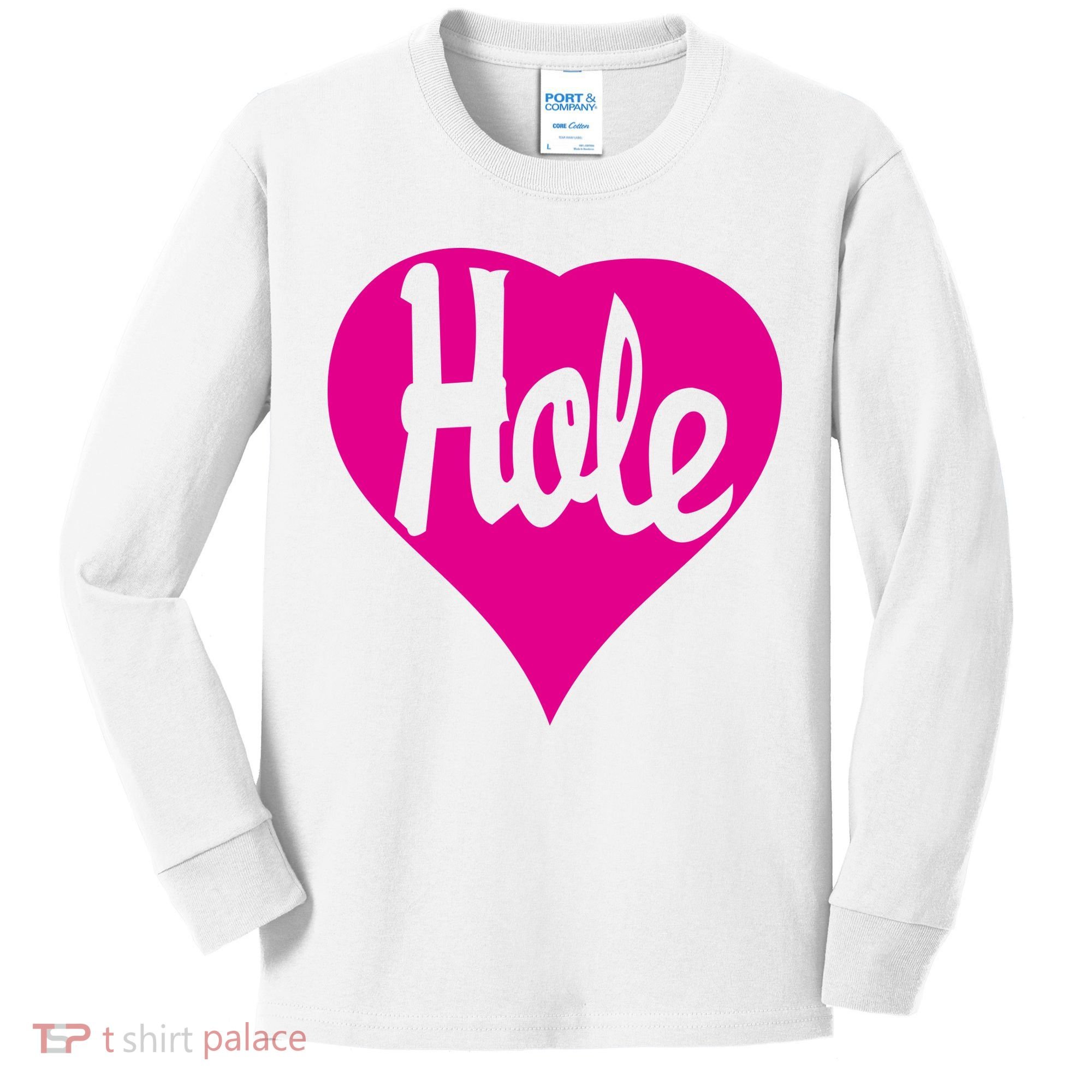 Hole Heart Courtney Love Kids Long Sleeve Shirt