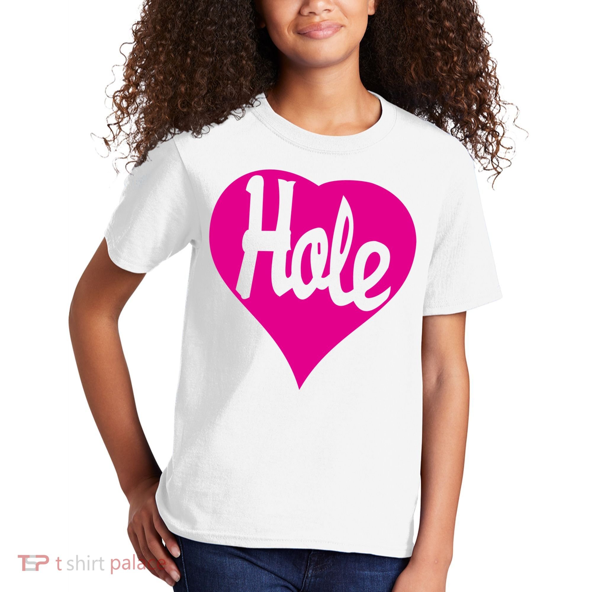 Hole Heart Courtney Love Kids T-Shirt