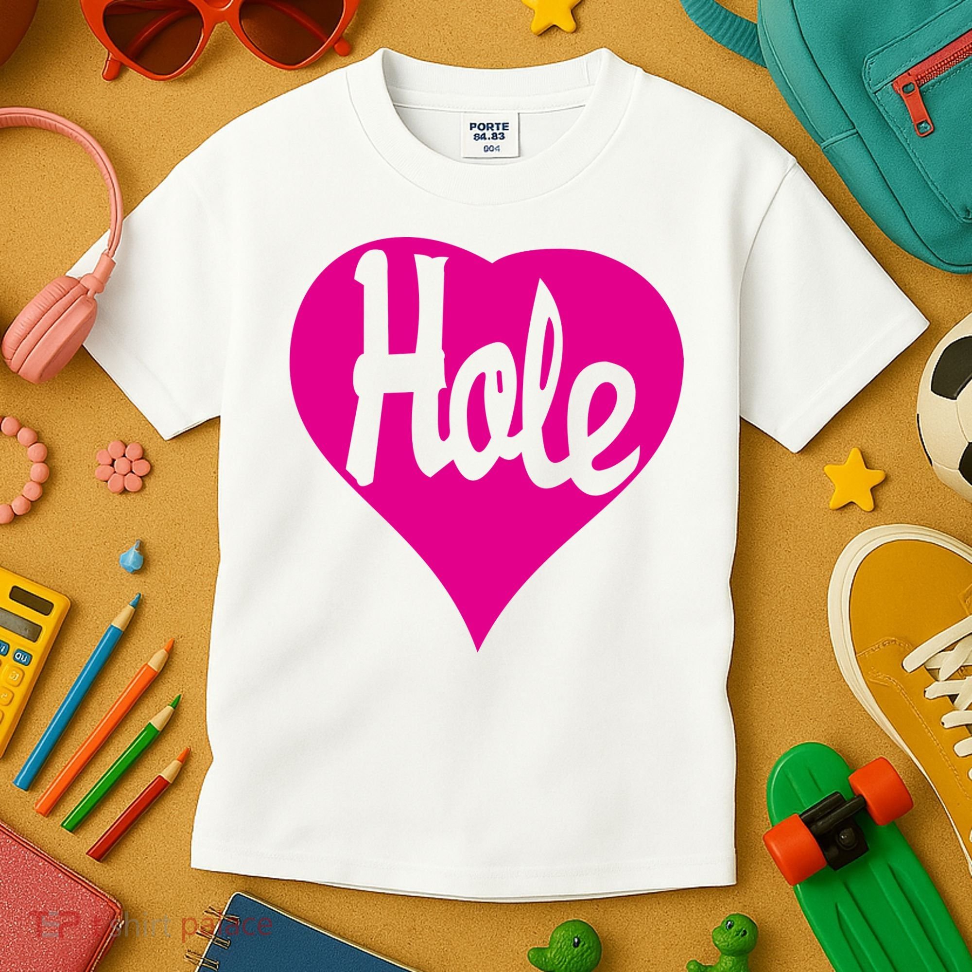 Hole Heart Courtney Love Kids T-Shirt