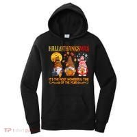 Happy Hallothanksmas Cute Gnomes Fall Halloween Women's Hoodie thumb 0