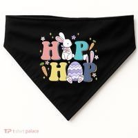 Hip Hop Cute Easter Bunny USA-Made Doggie Bandana thumb 0