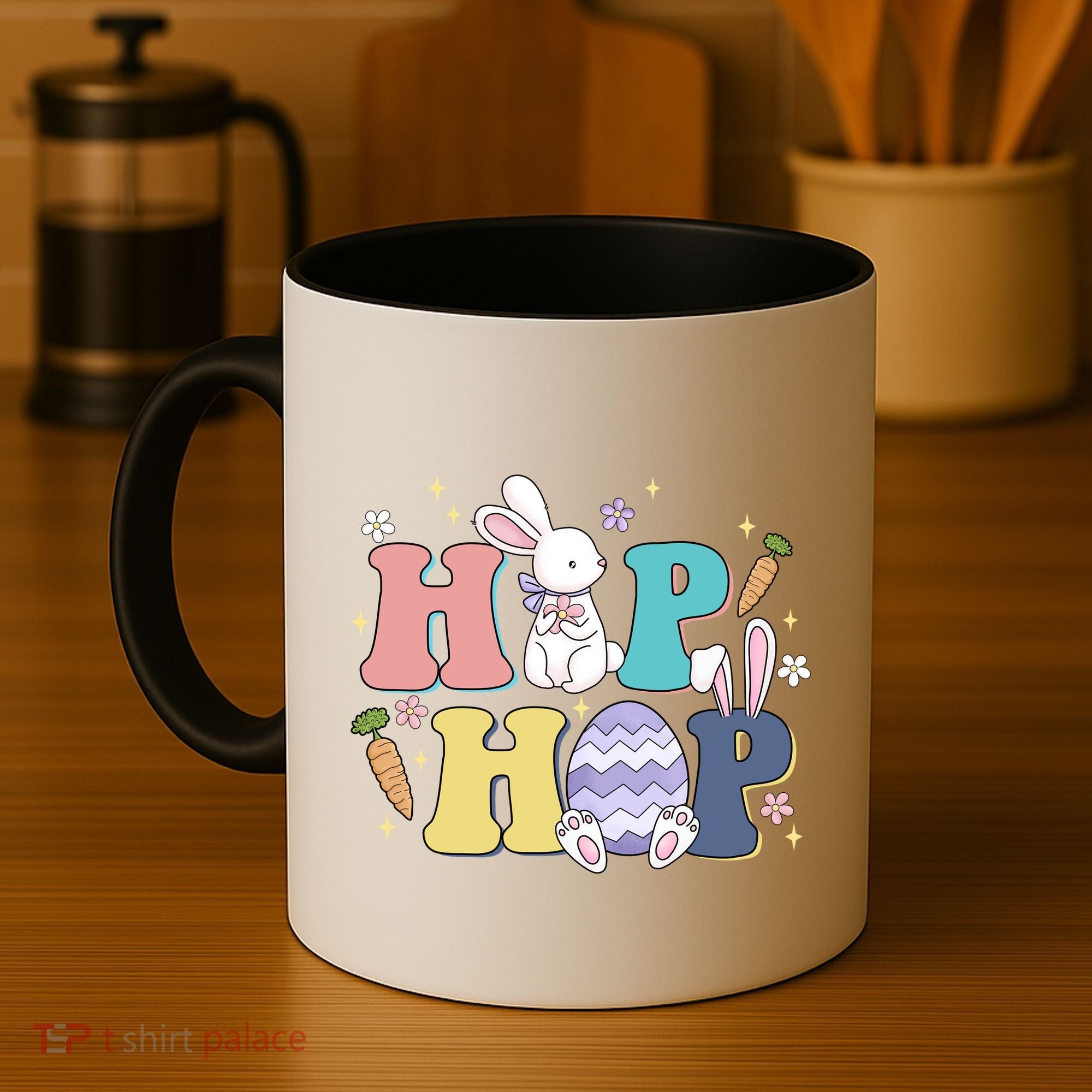 Hip Hop Cute Easter Bunny Coffee Mug