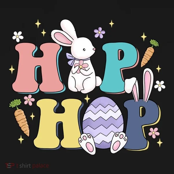 Hip Hop Cute Easter Bunny Women's Hoodie