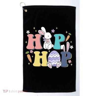 Hip Hop Cute Easter Bunny Golf Towel
