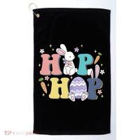 Hip Hop Cute Easter Bunny Golf Towel thumb 0