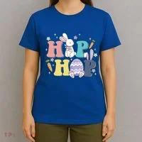 Hip Hop Cute Easter Bunny T-Shirt thumb 4