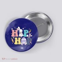 Hip Hop Cute Easter Bunny Button thumb 0