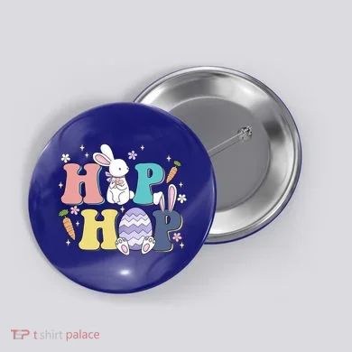 Hip Hop Cute Easter Bunny Button