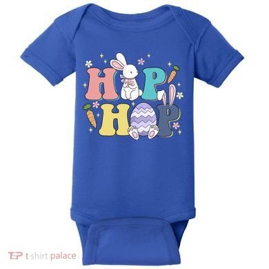 Hip Hop Cute Easter Bunny Baby Bodysuit