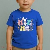 Hip Hop Cute Easter Bunny Toddler T-Shirt thumb 2