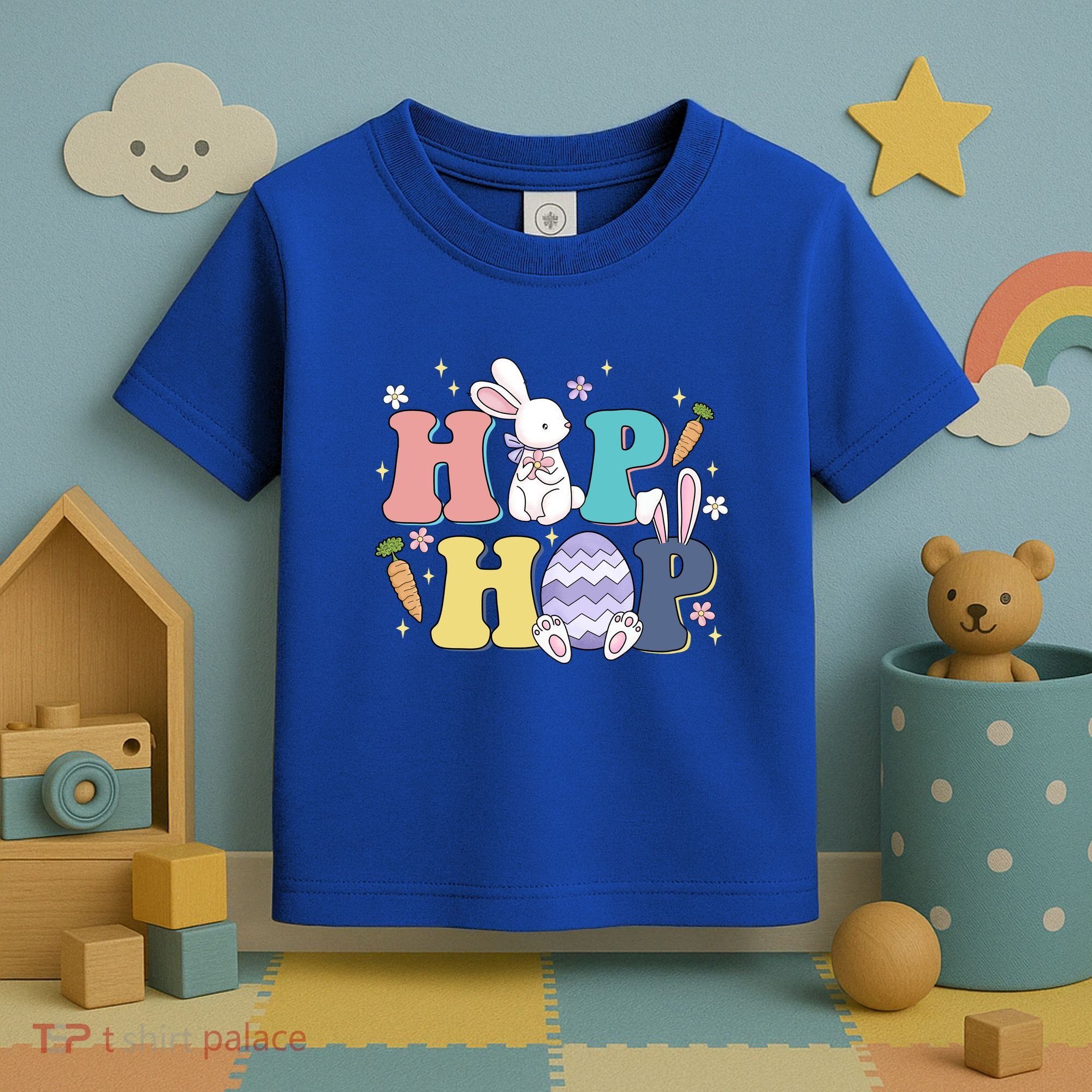 Hip Hop Cute Easter Bunny Toddler T-Shirt