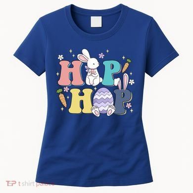 Hip Hop Cute Easter Bunny Women's T-Shirt