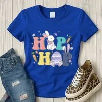 Hip Hop Cute Easter Bunny Women's T-Shirt thumb 3