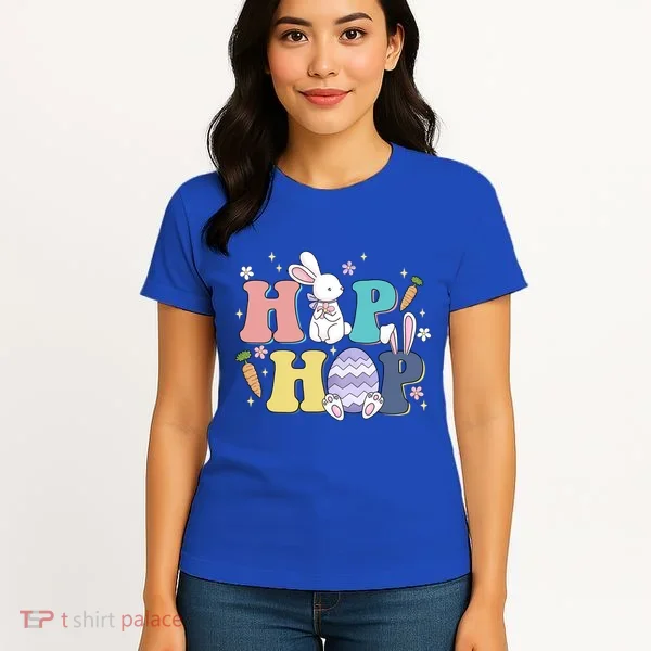 Hip Hop Cute Easter Bunny Women's T-Shirt