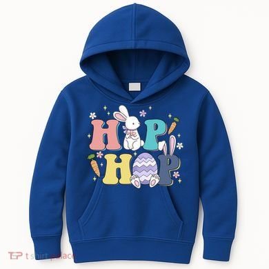 Hip Hop Cute Easter Bunny Kids Hoodie