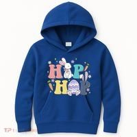 Hip Hop Cute Easter Bunny Kids Hoodie thumb 0