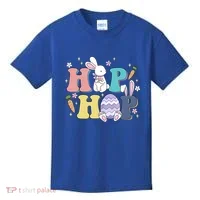 Hip Hop Cute Easter Bunny Kids T-Shirt thumb 0