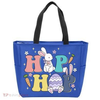 Hip Hop Cute Easter Bunny Tote Bag