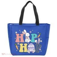 Hip Hop Cute Easter Bunny Tote Bag thumb 0