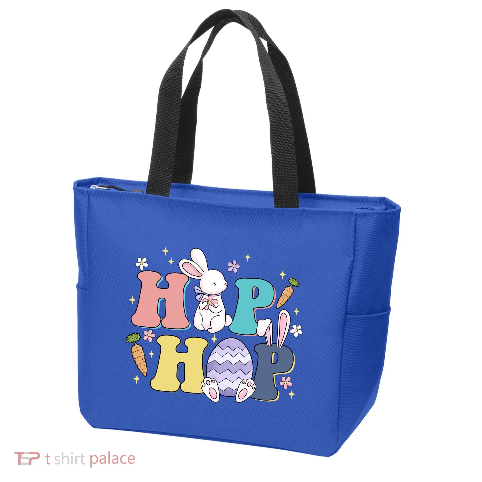 Hip Hop Cute Easter Bunny Tote Bag