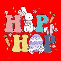Hip Hop Cute Easter Bunny Santa Hat thumb 1