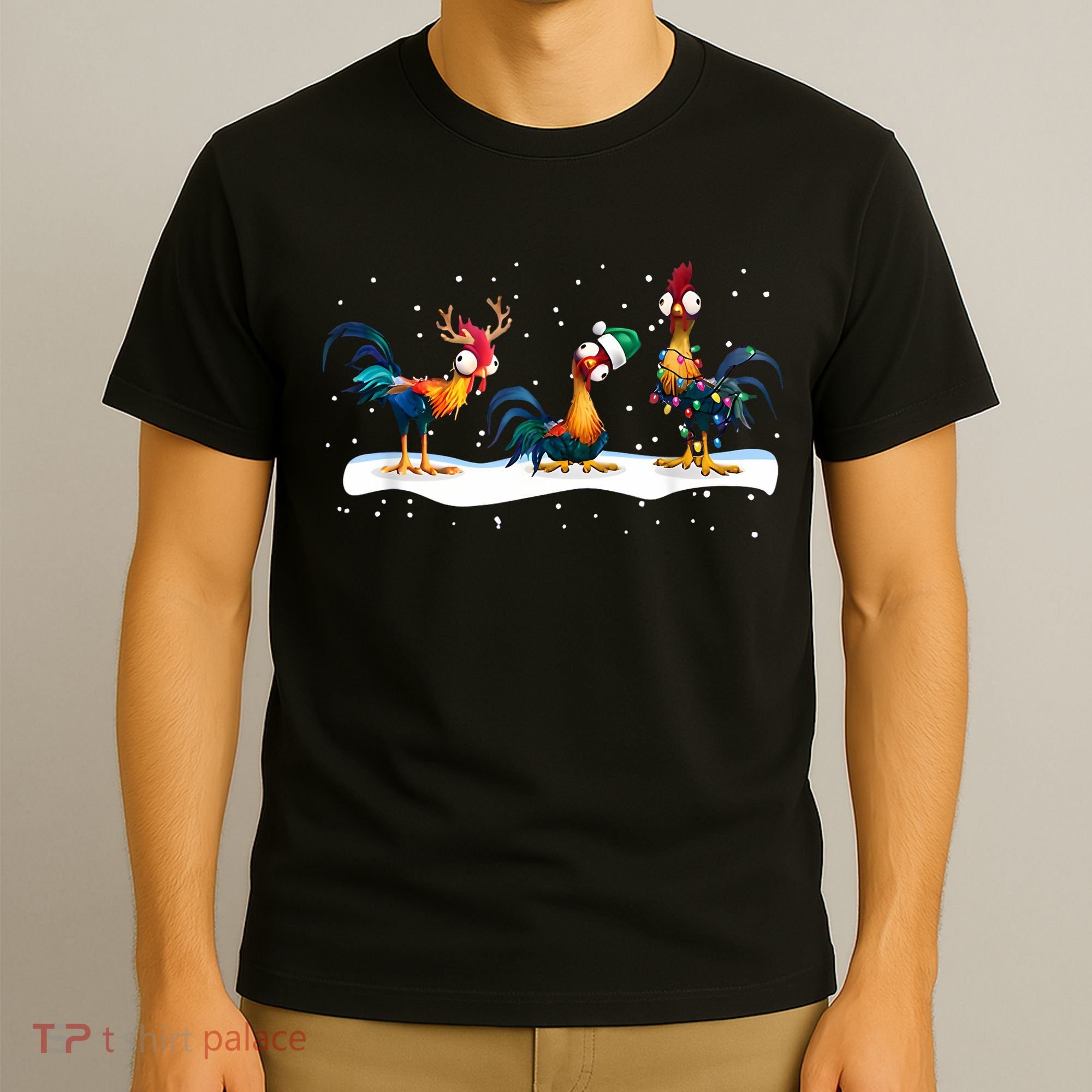 Hei Hei Chicken Christmas T-Shirt
