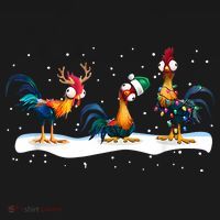Hei Hei Chicken Christmas T-Shirt thumb 7