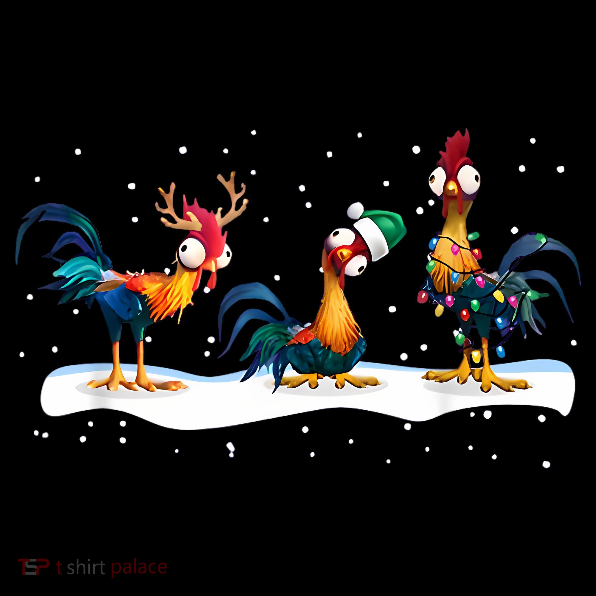 Hei Hei Chicken Christmas T-Shirt