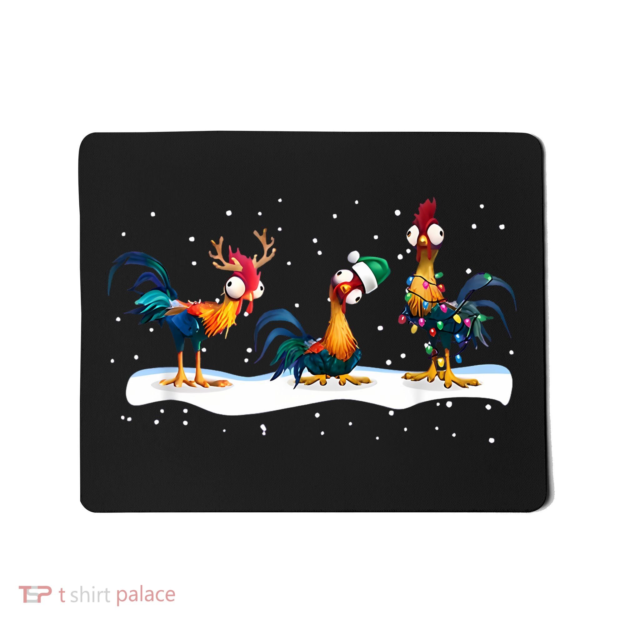 Hei Hei Chicken Christmas Mousepad