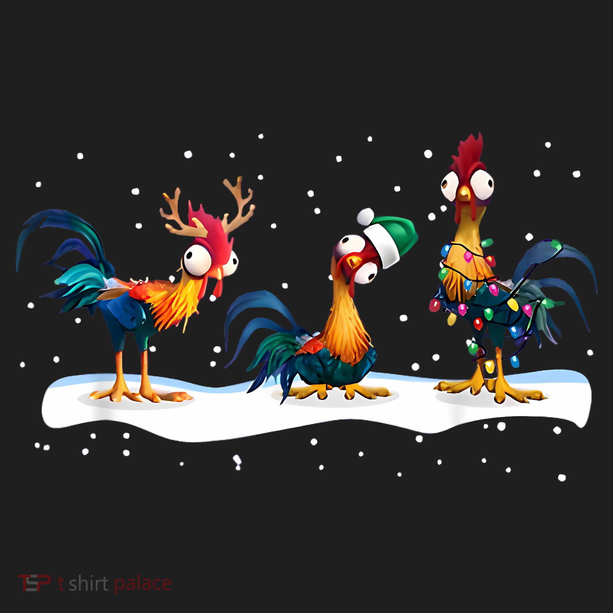 Hei Hei Chicken Christmas Hat