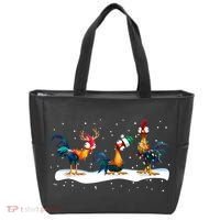 Hei Hei Chicken Christmas Tote Bag thumb 0