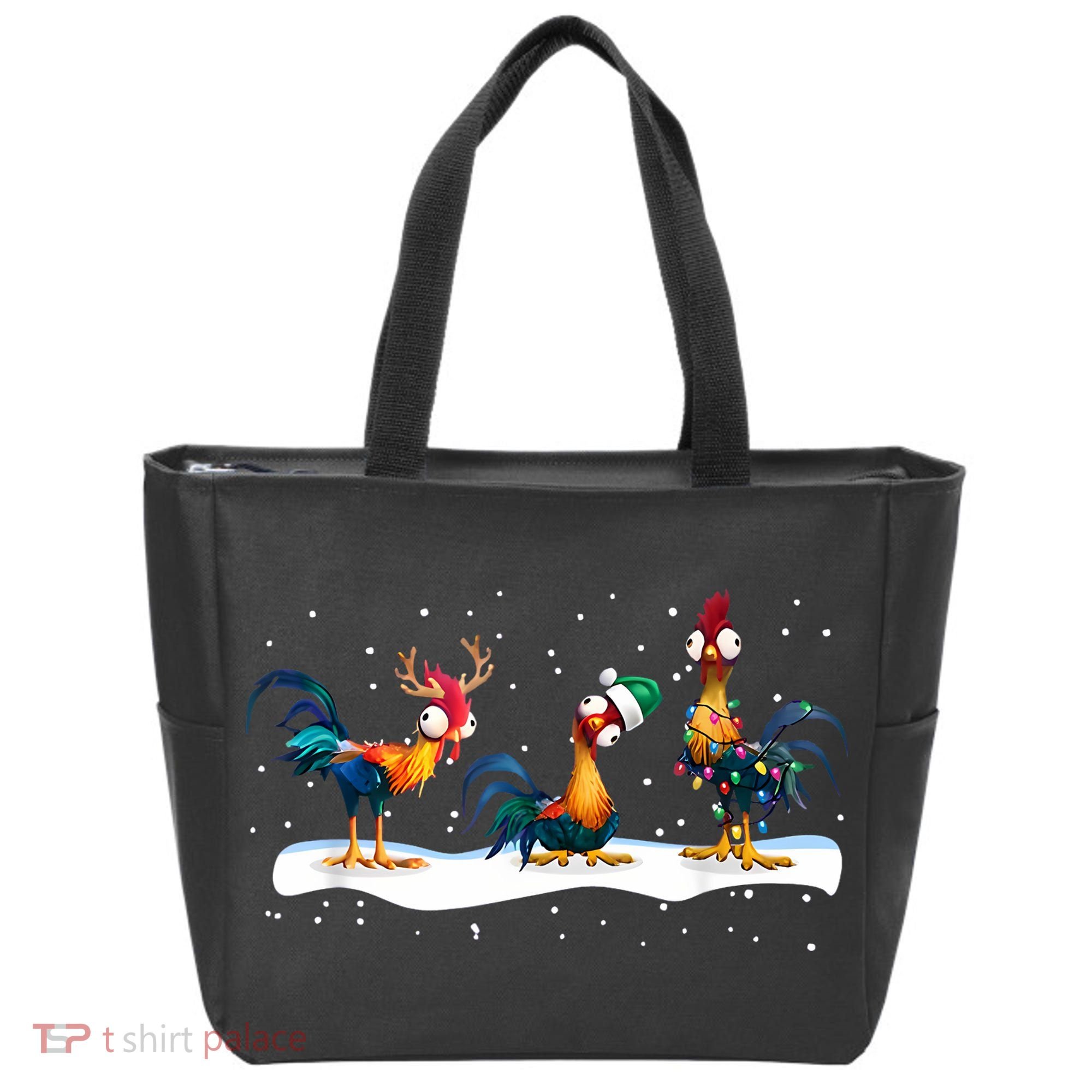 Hei Hei Chicken Christmas Tote Bag