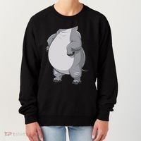 Hippo Hippopotamus Costume Gift Women's Sweatshirt thumb 0